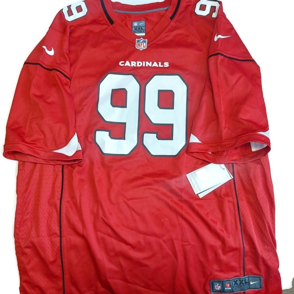Nike Arizona Cardinals Jersey Mens Size XXL J.J. Watt #99 On Field Red - Picture 2 of 11